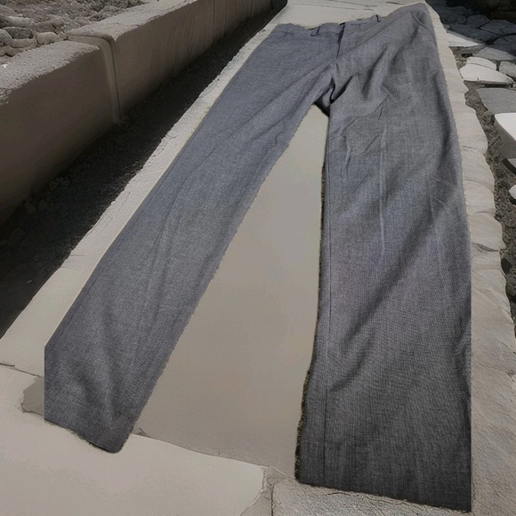 J ferrari Dress Pants Size 40x30, Black Straight Fit - Picture 1 of 11